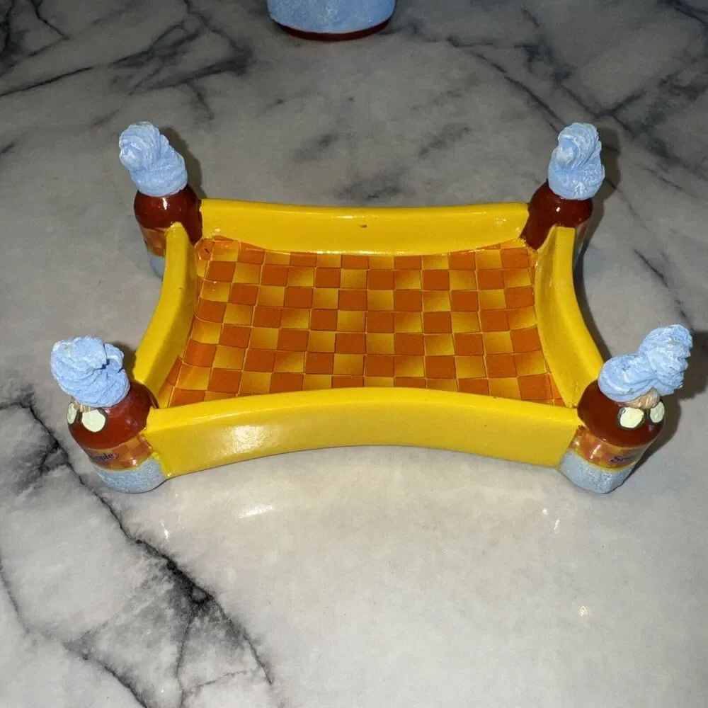 Vintage Y2K Snapple Iced Tea SOAP DISH & Toothbrush Holder Bath Set Dorm Arizona